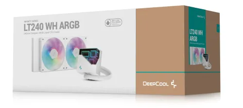 Chłodzenie DeepCool LT240 ARGB Biały