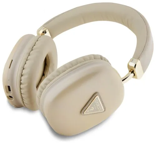 Słuchawki nauszne GUESS Metallic Triangle Logo Złoty