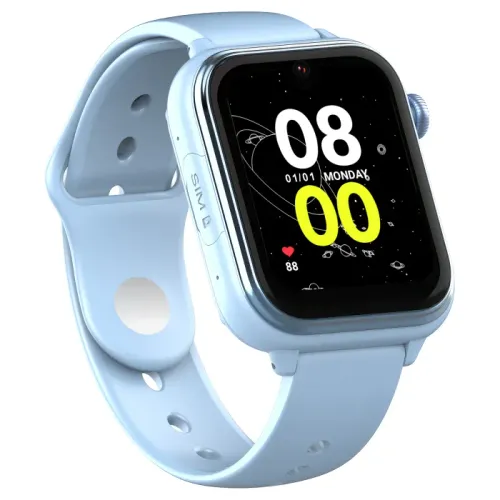 Smartwatch Kiano Watch Alpha Kid Funkcje AI GPS 4G Niebieski