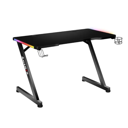Biurko Huzaro Hero 2.5 RGB LED 120cm Czarny