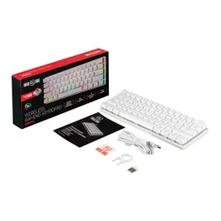 Klawiatura MAD DOG GK850W Gateron Red Biały