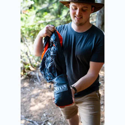 Hamak turystyczny ENO SuperSub Ultralight charcoal/orange