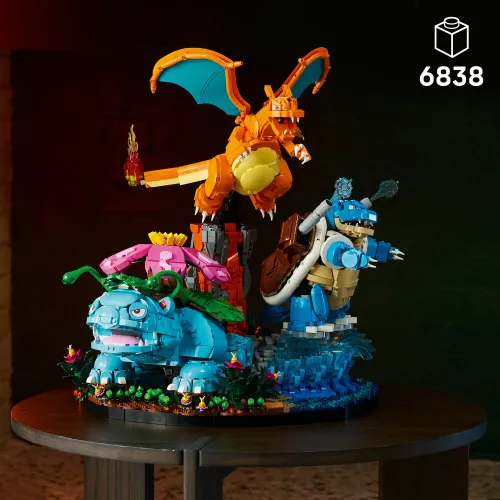 LEGO 72153 Pokémon Venusaur, Charizard i Blastoise