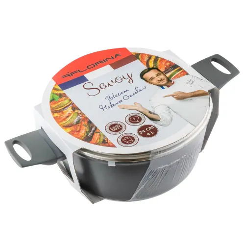 Garnek aluminiowy FLORINA SAVOY 4 l