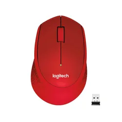 Myszka Logitech M330 Silent Plus Czerwony