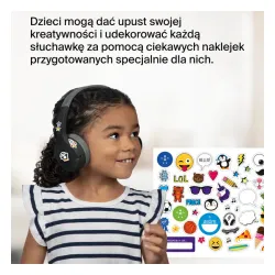 Słuchawki bezprzewodowe Belkin Soundform Mini dla dzieci Nauszne Bluetooth 5.3 Czarny