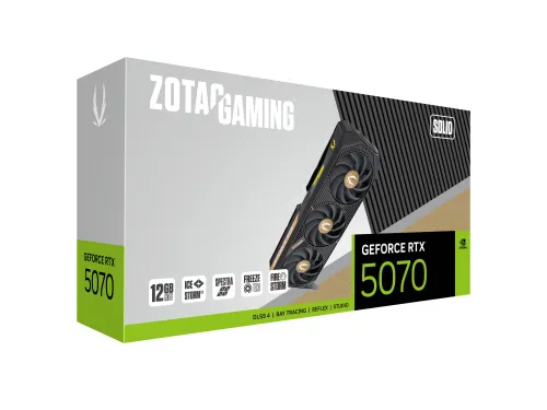 Karta graficzna Zotac Gaming GeForce RTX 5070 SOLID 12GB GDDR7 192bit DLSS 4