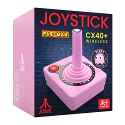 Joystick Atari CX40+ Pac-Man Edition do Atari 2600+ / 7800+ Bezprzewodowy Różowy