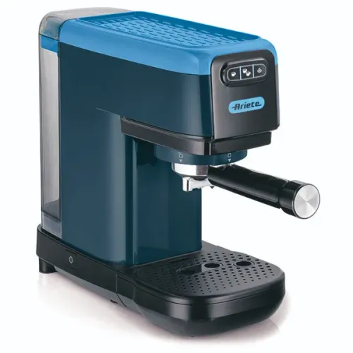 Экспресс для кофе колбовый Ariete Smart Slim Espresso 1399/18, 1300 Вт, синий, кофемашина эспрессо