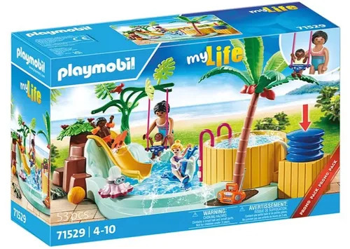 Playmobil Zestaw figurek My Life 71529 Basen dla dzieci z jacuzzi