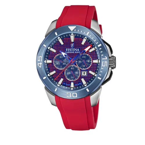 Festina Chrono Bike Saatler 20642/2 Kırmızı / Gümüş