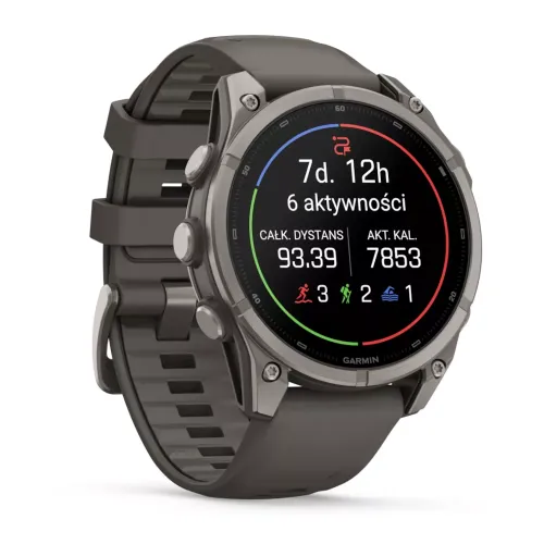 Smartwatch Garmin Fenix 9 47mm Pebble Grey/Titanium