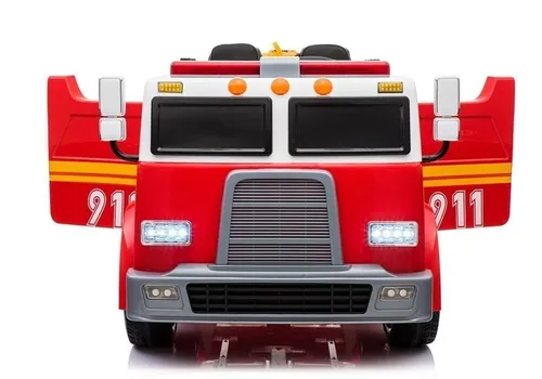 Wóz Strażacki Dla Dziecka Auto Na Akumulator Ll911 Akcesoria Pilot Eva Skóra