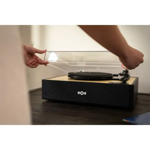 Gramofon House of Marley Rise Up Turntable (EM-JT400-SB) Manualny Napęd paskowy Przedwzmacniacz Bluetooth Wbudowane głośniki