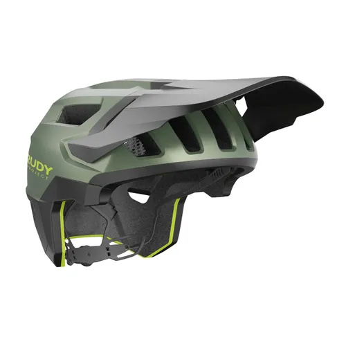 Kask rowerowy Rudy Project Terraform met.olive/black/acid green matte