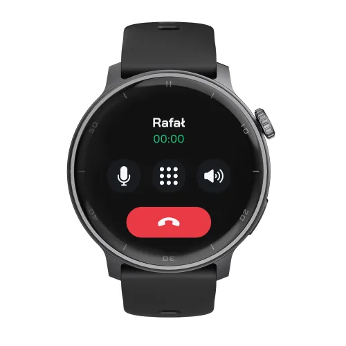 Smartwatch STELIO Activ Funkcje AI 46mm GPS Czarny