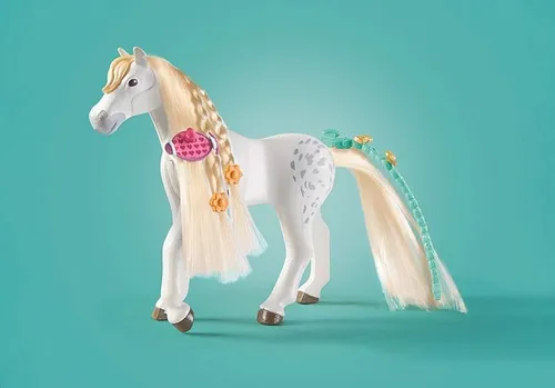 Playmobil Zestaw z figurkami Horses 71354 Isabella i Lioness z myjnią dla koni