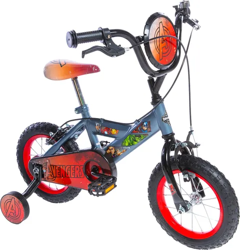 Rower dziecięcy HUFFY Marvel Avengers 12 cali dla chłopca Szary