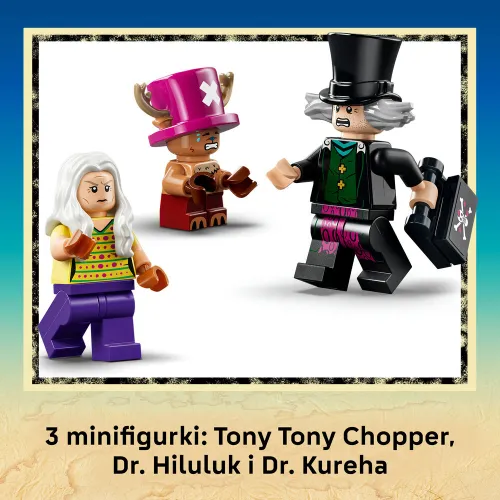 LEGO 75641 ONE PIECE: Убежище доктора Хилюлука, набор кубиков 9+