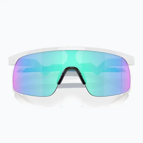Okulary przeciwsłoneczne dziecięce Oakley Resistor polished white/prizm sapphire