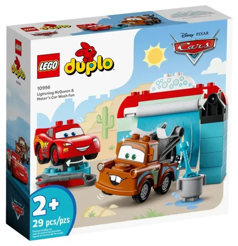 Конструктор LEGO Duplo 10996 Молния Маккуин и Лом — автомойка