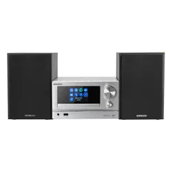 Wieża Kenwood M-7000S-S 60W Wi-Fi Bluetooth Radio FM, DAB+, Internetowe Srebrny