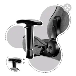 Fotel HUZARO Ranger 6.0 Czarno-szary