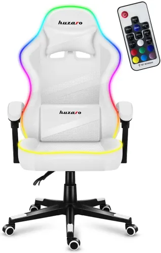 Fotel HUZARO Force 4.4 RGB Biały
