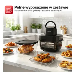 Air Fryer Frytkownica beztłuszczowa TURBOTRONIC TT-AFG6 6l