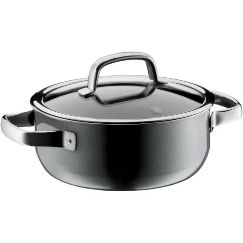 WMF Fusiontec Mineral 2,4 l - garnek niski stalowy z pokrywką