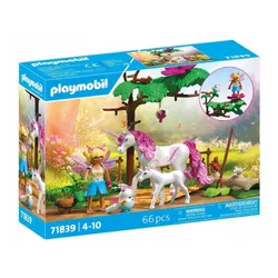 PLAYMOBIL 71839 Magiczna stajnia jednorożców dla mamy i źreb zestaw +4 lata
