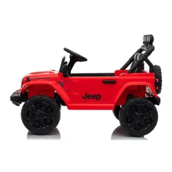 Auto Na Akumulator Jeep Rubicon 2X200W 24V Eva Skóra LED Pilot Radio MP3