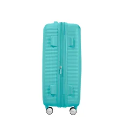 Walizka średnia Soundbox American Tourister - poolside blue