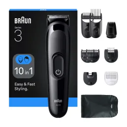 Trymer Braun AIO3560 7 nasadek 50min