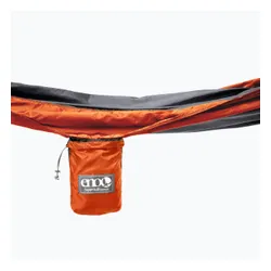 Hamak turystyczny ENO SuperSub Ultralight charcoal/orange