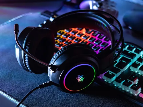 Słuchawki przewodowe z mikrofonem Tracer Gamezone GZ X1 Nauszne Czarny