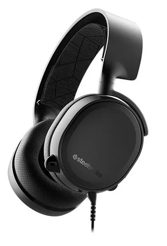 Słuchawki przewodowe z mikrofonem SteelSeries Arctis 3 2019 Nauszne Czarny