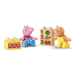LEGO Duplo Świnka Peppa 10468 Ciągnik i rynek