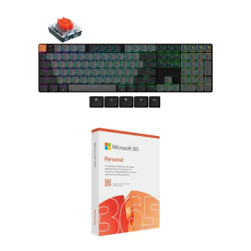 Klawiatura KEYCHRON K5X-B1 + Program MICROSOFT 365 Personal
