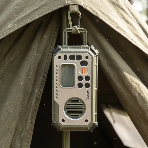 Radioodbiornik Vayox VA0440 Solarne Latarka Radio FM Bluetooth Zielony