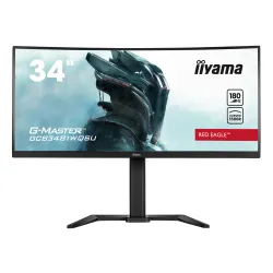 Monitor iiyama G-Master Red Eagle GCB3481WQSU-B1 34" UWQHD VA 180Hz (100Hz HDMI) 0,3ms MPRT Zakrzywiony Gamingowy