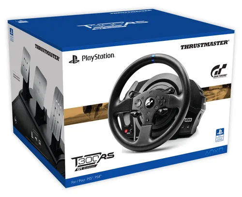 Thrustmaster T300 RS GT Edition руль с педалями для PS5, PS4, PS3, PC Force Feedback + TH8S Shifter Add-On