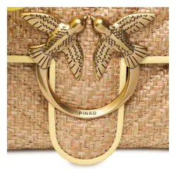 Pinko dragoste Lady Puff clasic CL pe 23 PLTT 100043 A0ot Galben C20q sac