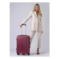 Walizka średnia Puccini Paris - bordowy