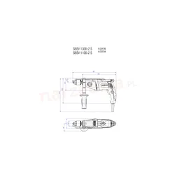 Wiertarka udarowa Metabo SBEV 1100-2 S