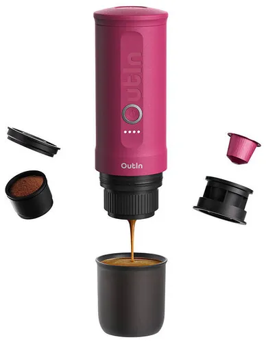 Капсульная кофемашина OUTIN Nano, красный