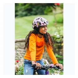 Kask rowerowy dziecięcy Hornit Pug pink/brown