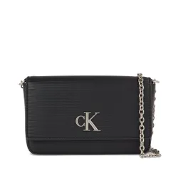 Женский кошелек Calvin Klein Jeans Minimal Monogramwallet с Т-образным ремешком K60k611238 Black BDS