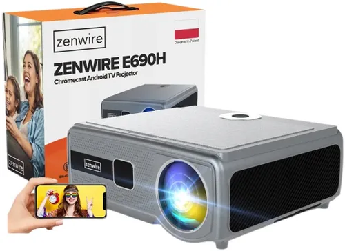 Projektor ZENWIRE E690H Full HD (1920 x 1080), 1000 ANSI lumen, Wi-Fi, Bluetooth