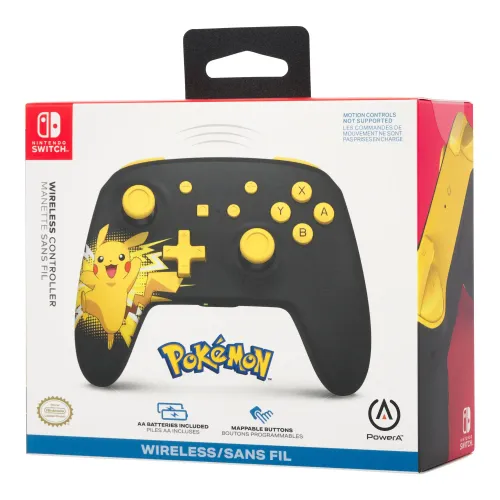 Геймпад PowerA Enhanced Pikachu Ecstatic к Nintenк Switch Беспроводной